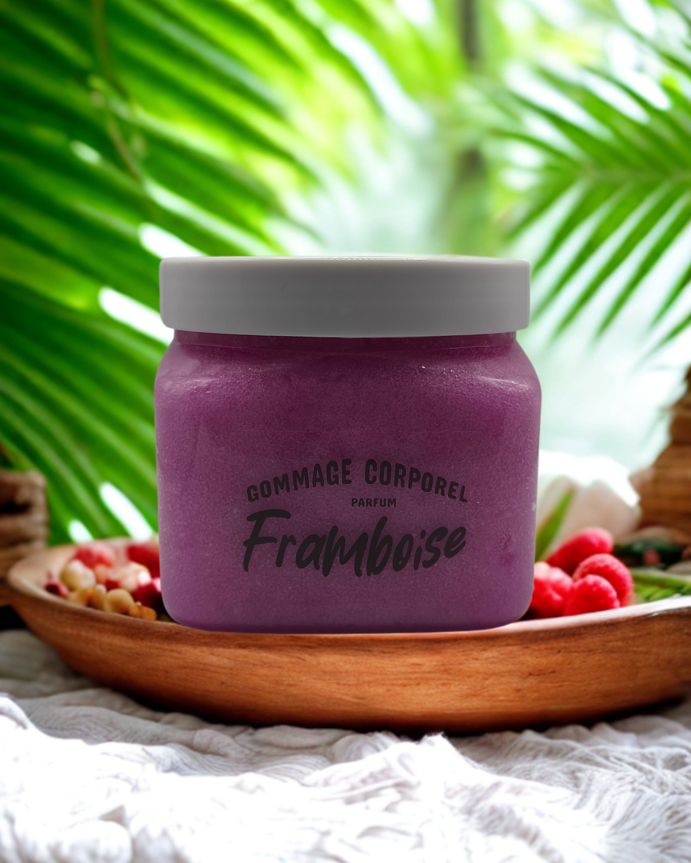 🩷 Body Scrub Framboise – Himmlisches Peeling mit Himbeerduft