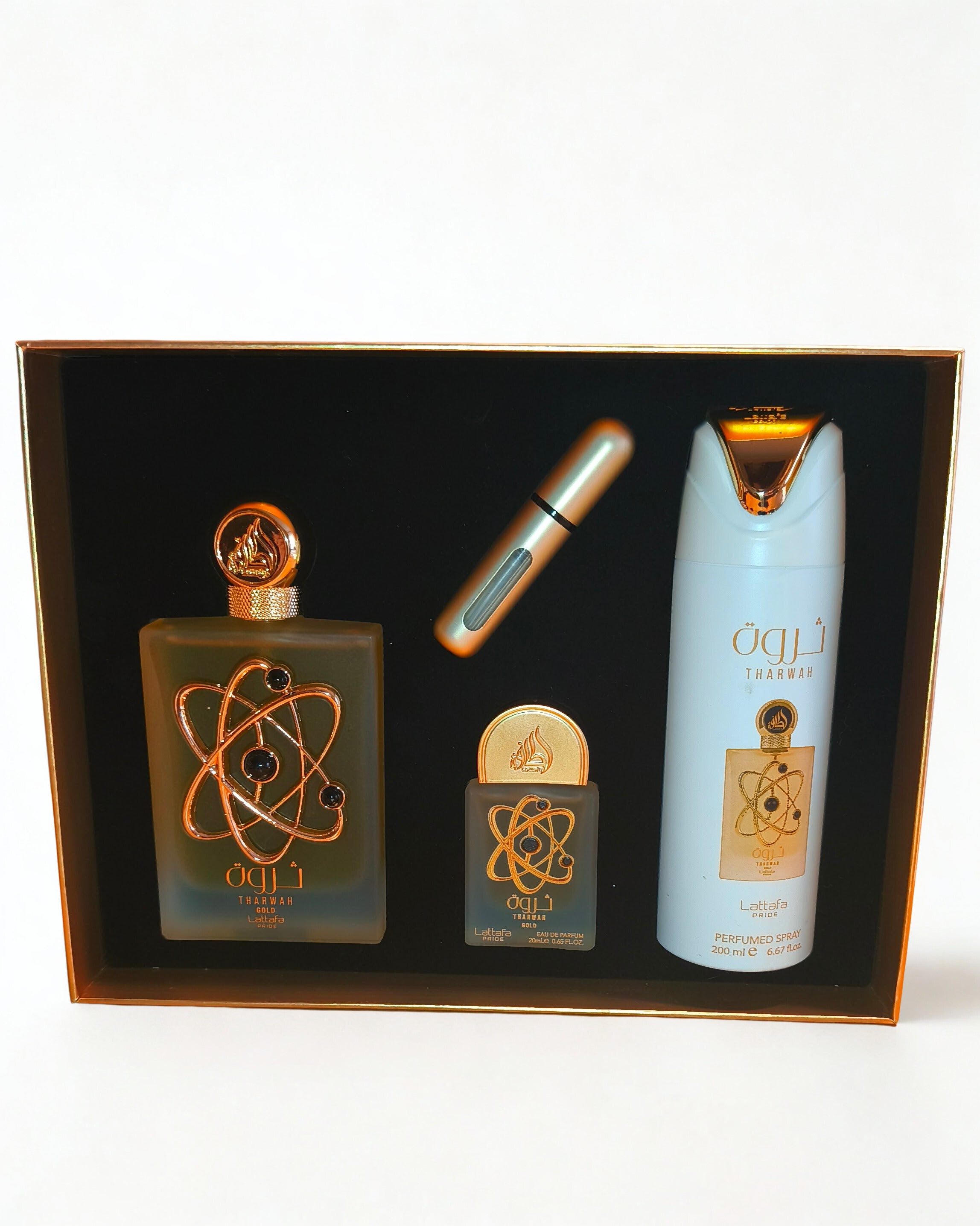 Lattafa Tharwah Gold Geschenkset 3-teilig
