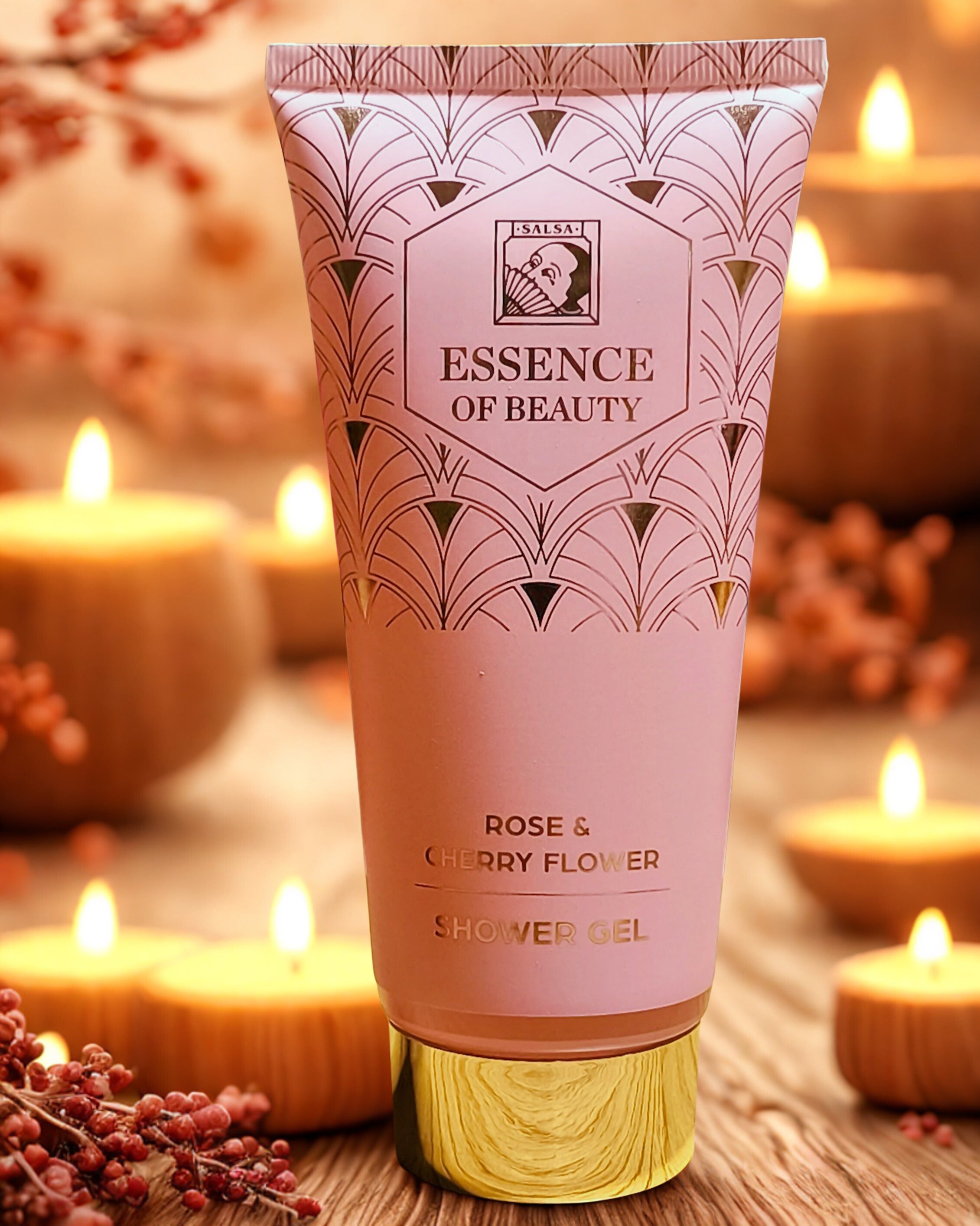 ESSENCE OF BEAUTY – Duschgel Rose & Cherry Flower (200 ml)