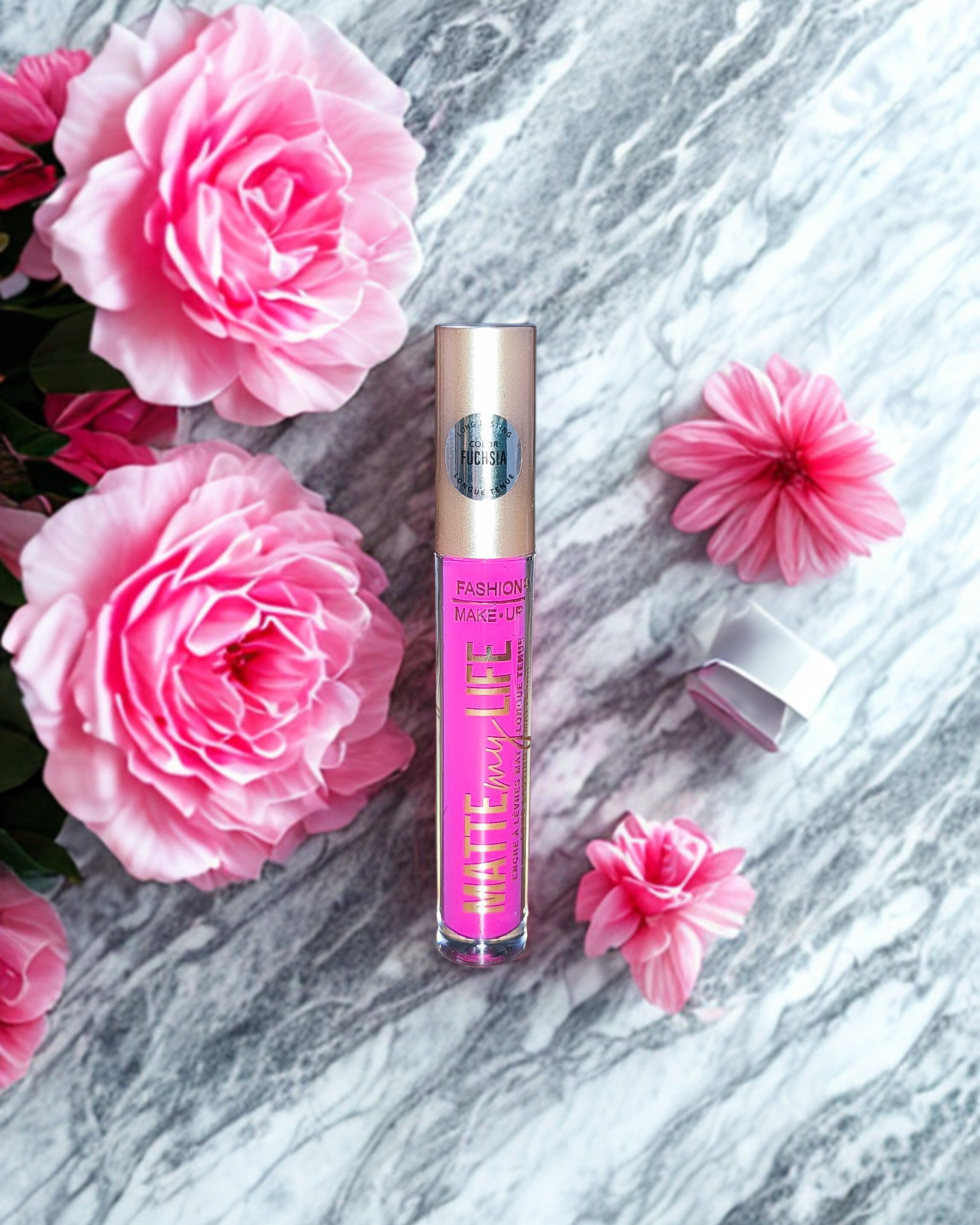 💄 LIPGLOSS „MATTE MY LIFE“ N°01 – FUCHSIA