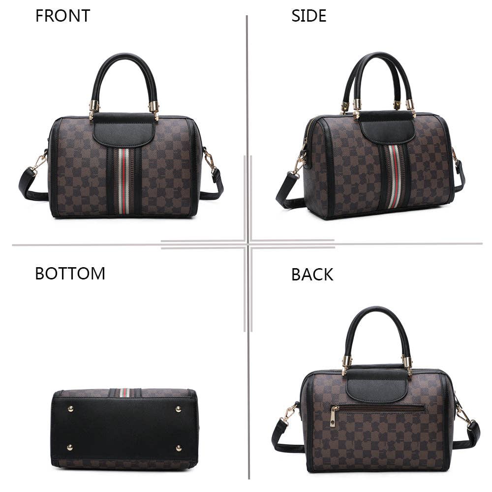 Gallantry Prestige Bowling Bag mit Schachbrettmuster