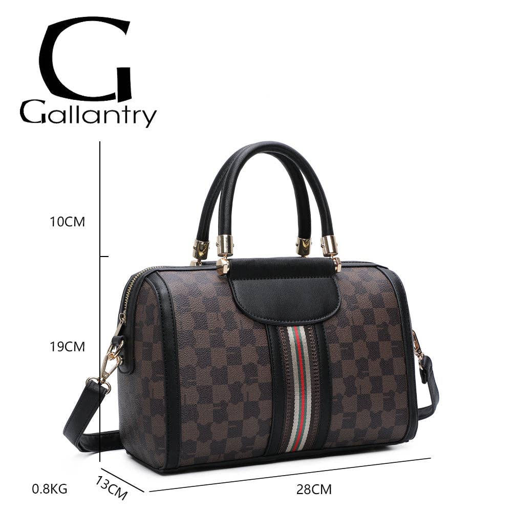 Gallantry Prestige Bowling Bag mit Schachbrettmuster