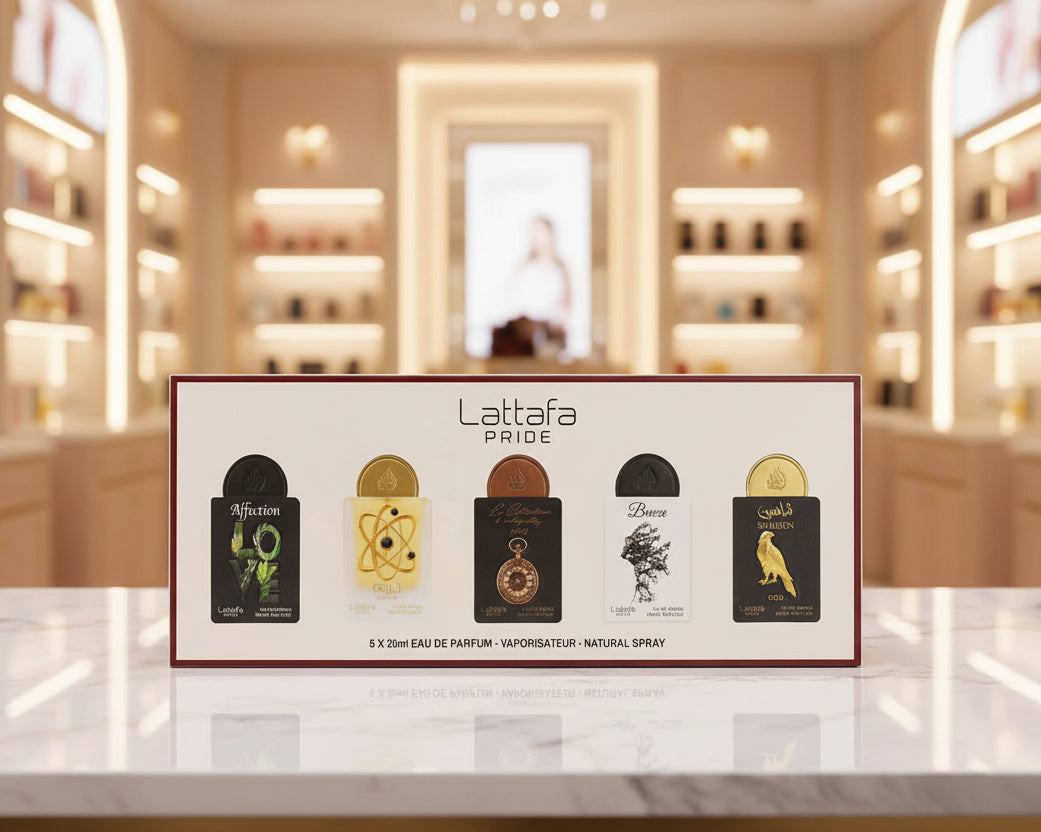 Lattafa Pride Geschenkset No. 1 – 5×20 ml Eau de Parfum für Damen | Luxury Discovery Collection