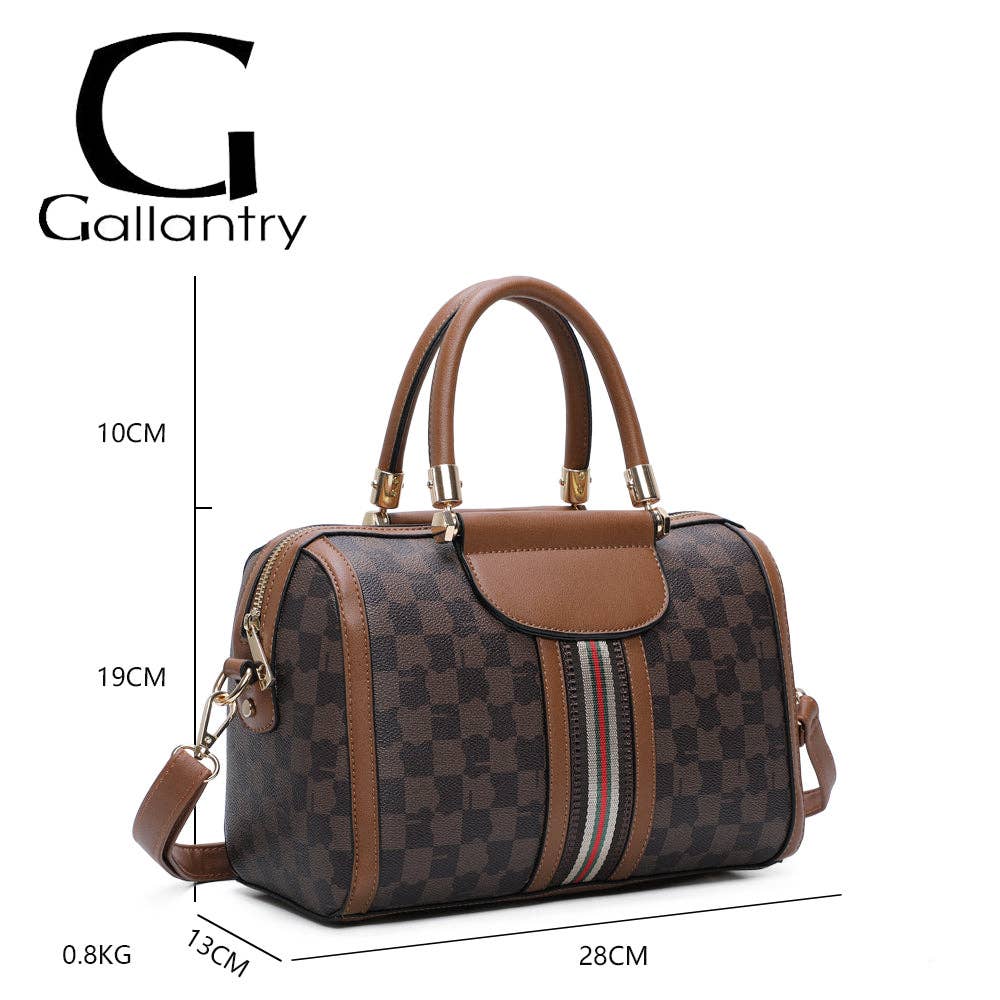 Gallantry Prestige Bowling Bag mit Schachbrettmuster
