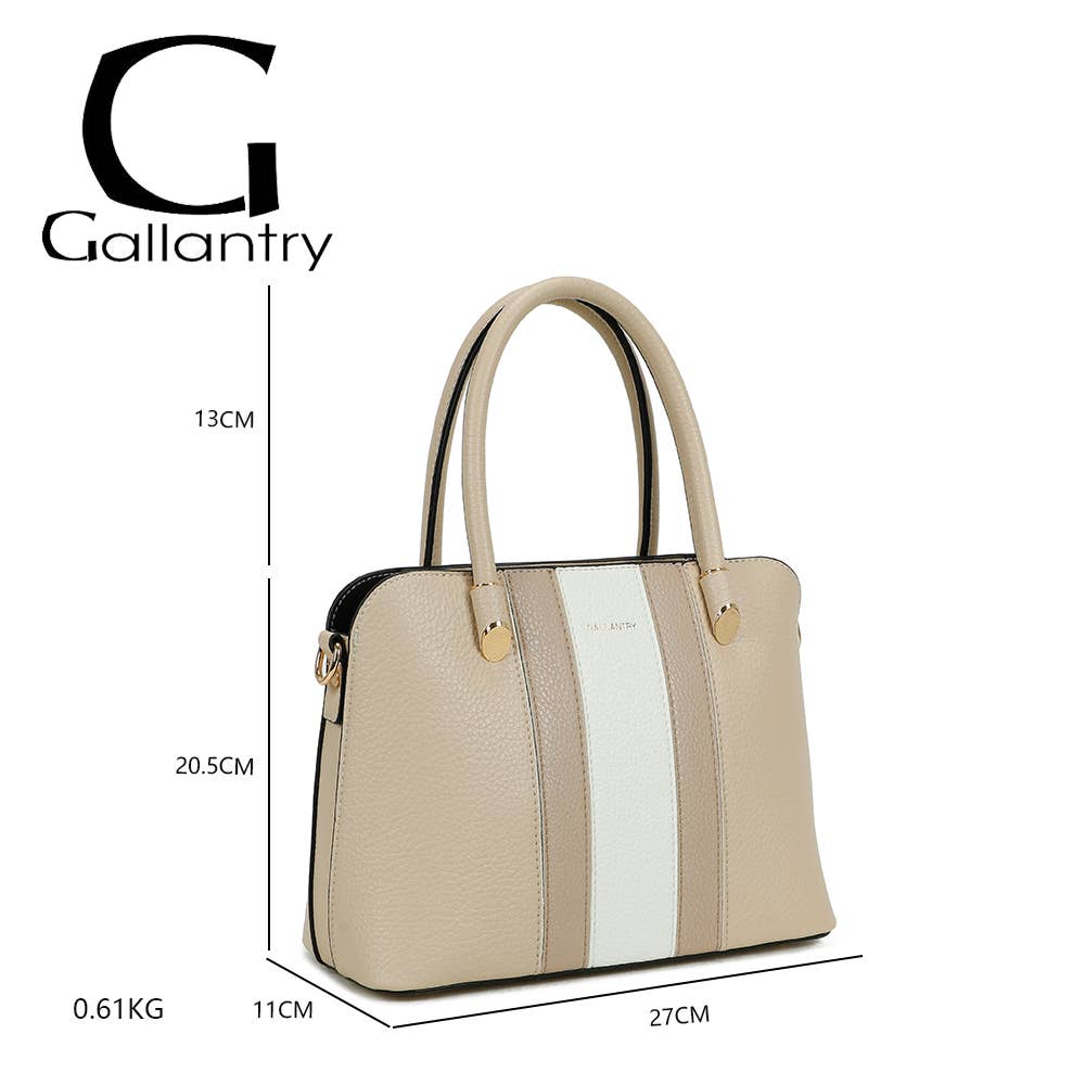 Gallantry Linea Handtasche mit Kontraststreifen & Schulterriemen