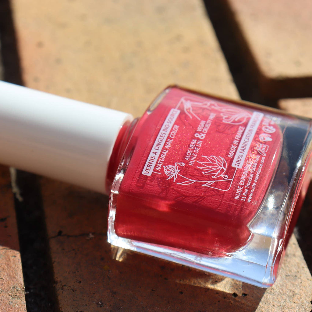 Nude Experience Bio-Nagellack – Granada | Roter Granat | Vegan