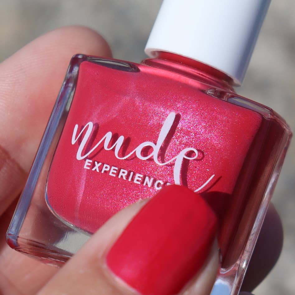 Nude Experience Bio-Nagellack – Granada | Roter Granat | Vegan