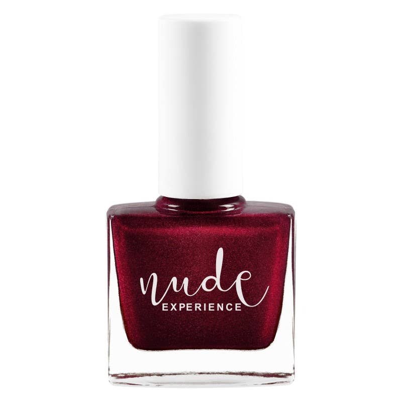 Nude Experience Nagellack – Scala | Perlendes Rot-Schwarz | Vegan