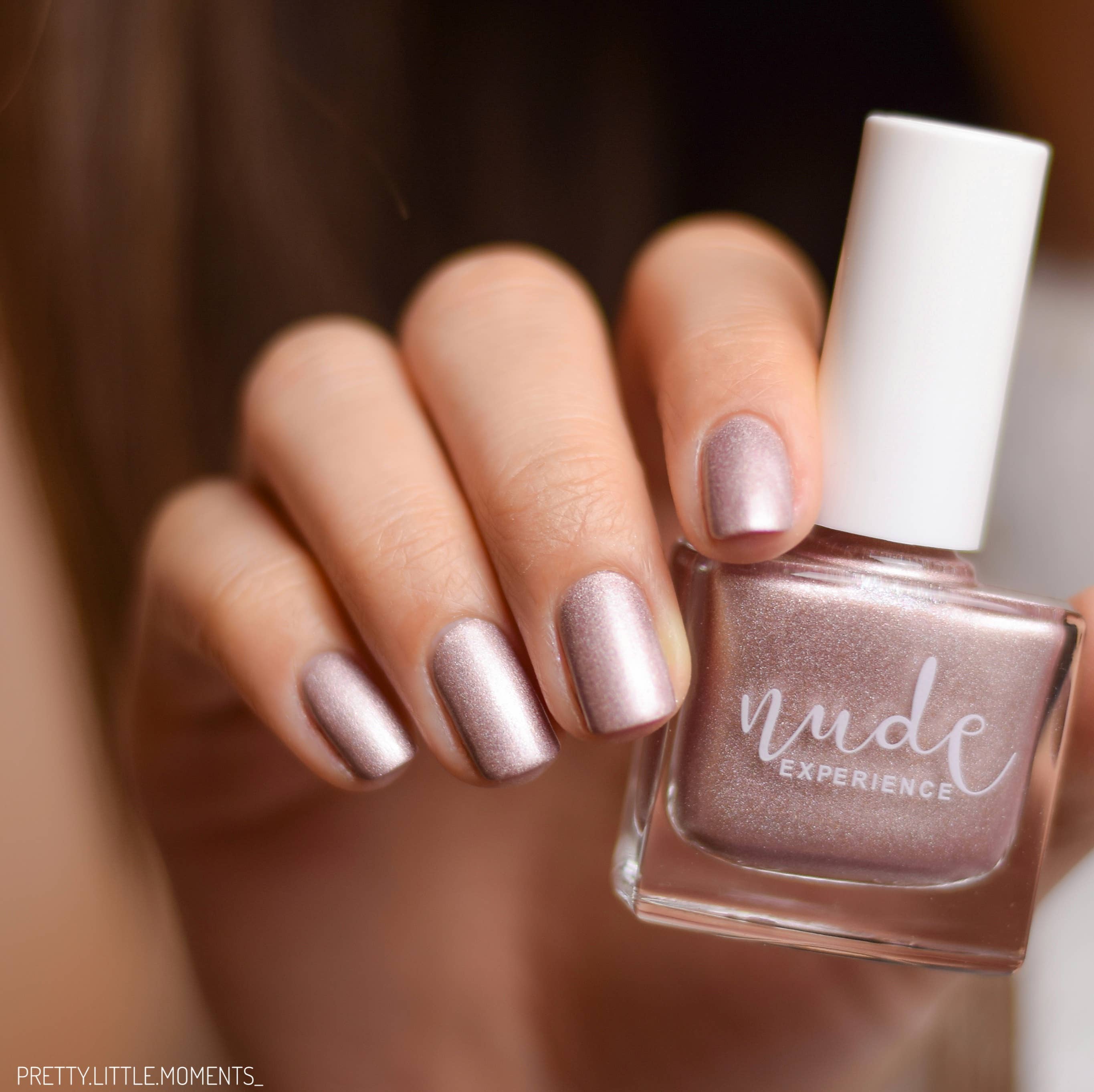 Nude Experience Nagellack – Stellar | Roségold Metallic | Vegan