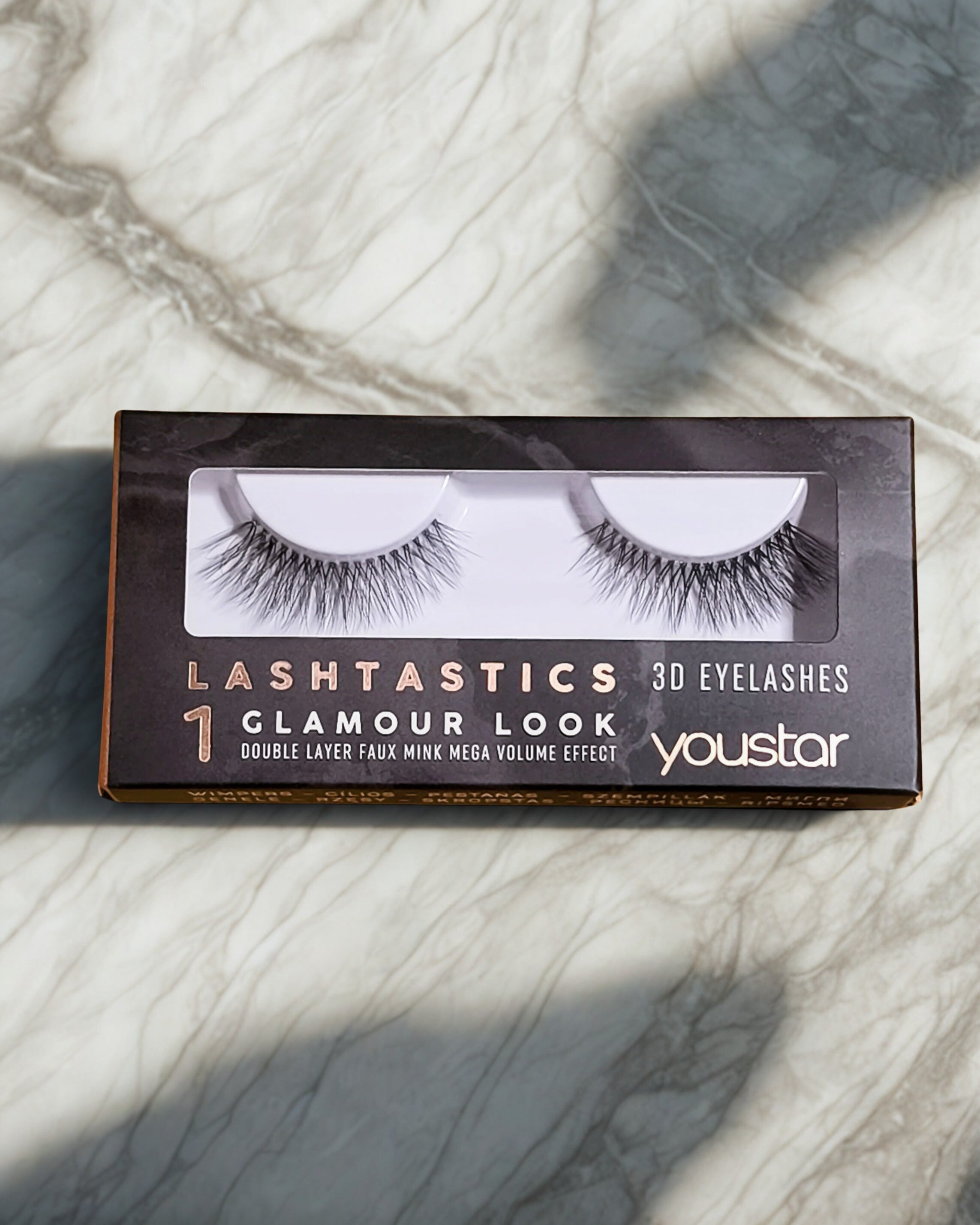 YOUSTAR – LASHTASTICS 3D Eyelashes Glamour Look 1