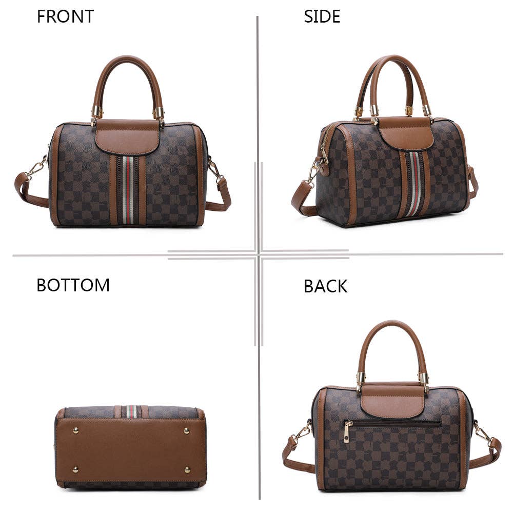 Gallantry Prestige Bowling Bag mit Schachbrettmuster