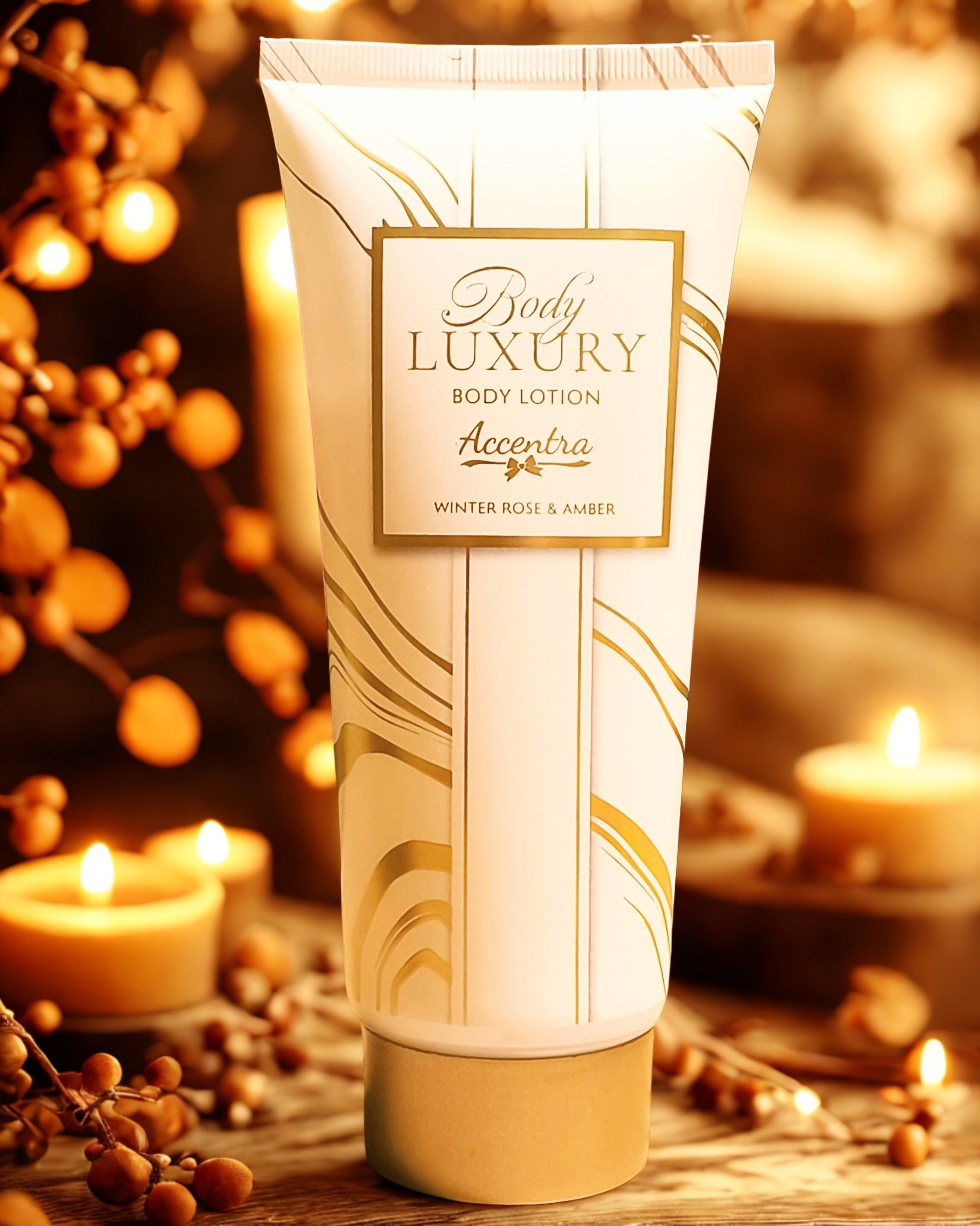 BODY LUXURY – Bodylotion Winter Rose & Amber (200 ml)