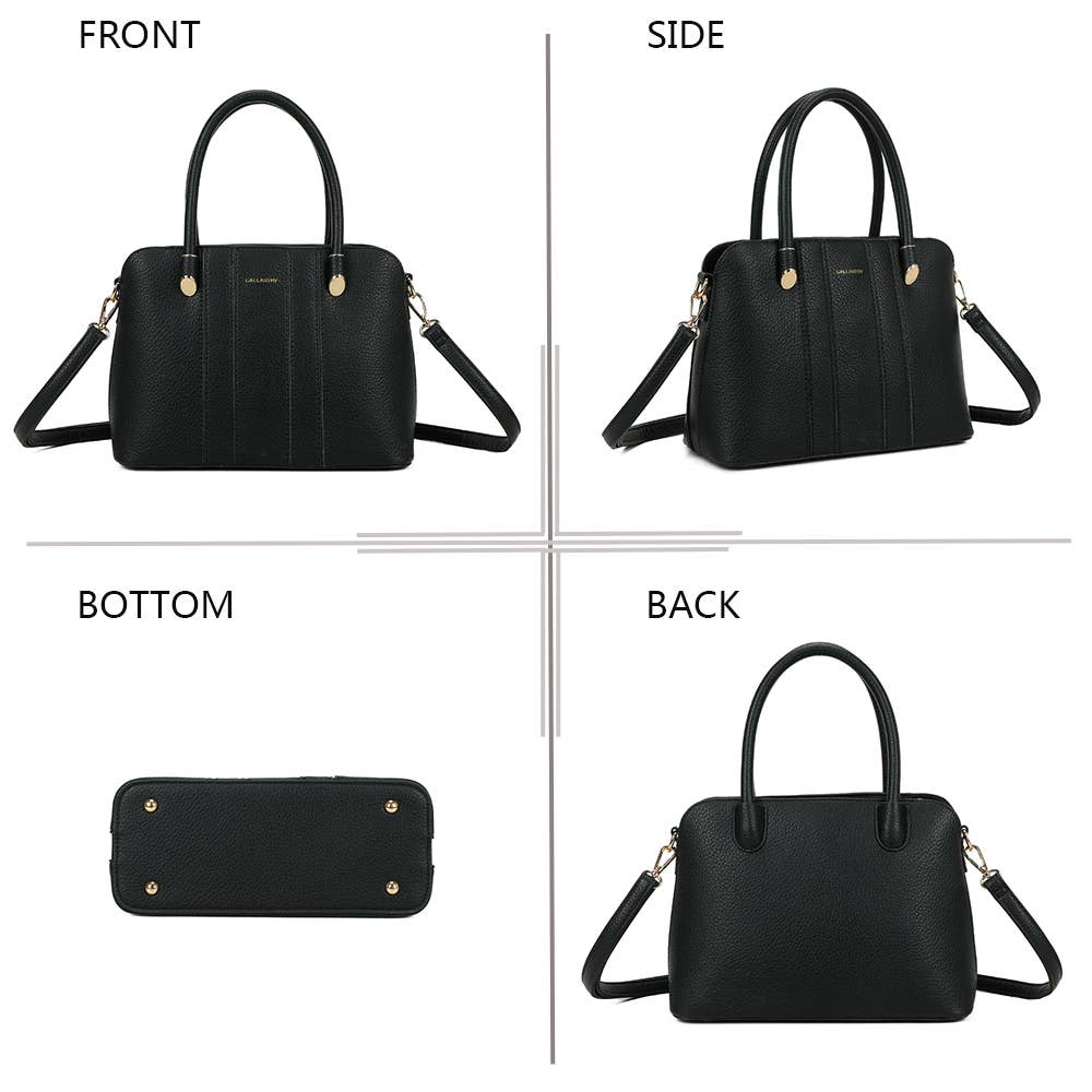 Gallantry Linea Handtasche mit Kontraststreifen & Schulterriemen