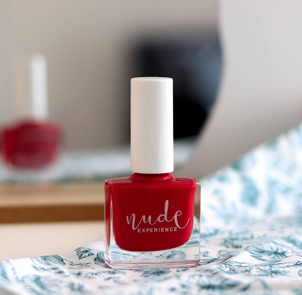 Nude Experience Bio-Nagellack – Granada | Roter Granat | Vegan