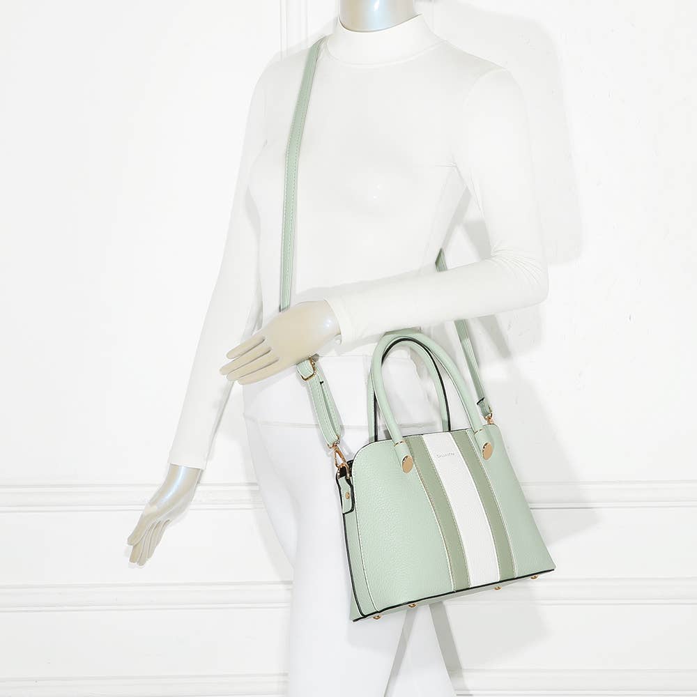 Gallantry Linea Handtasche mit Kontraststreifen & Schulterriemen
