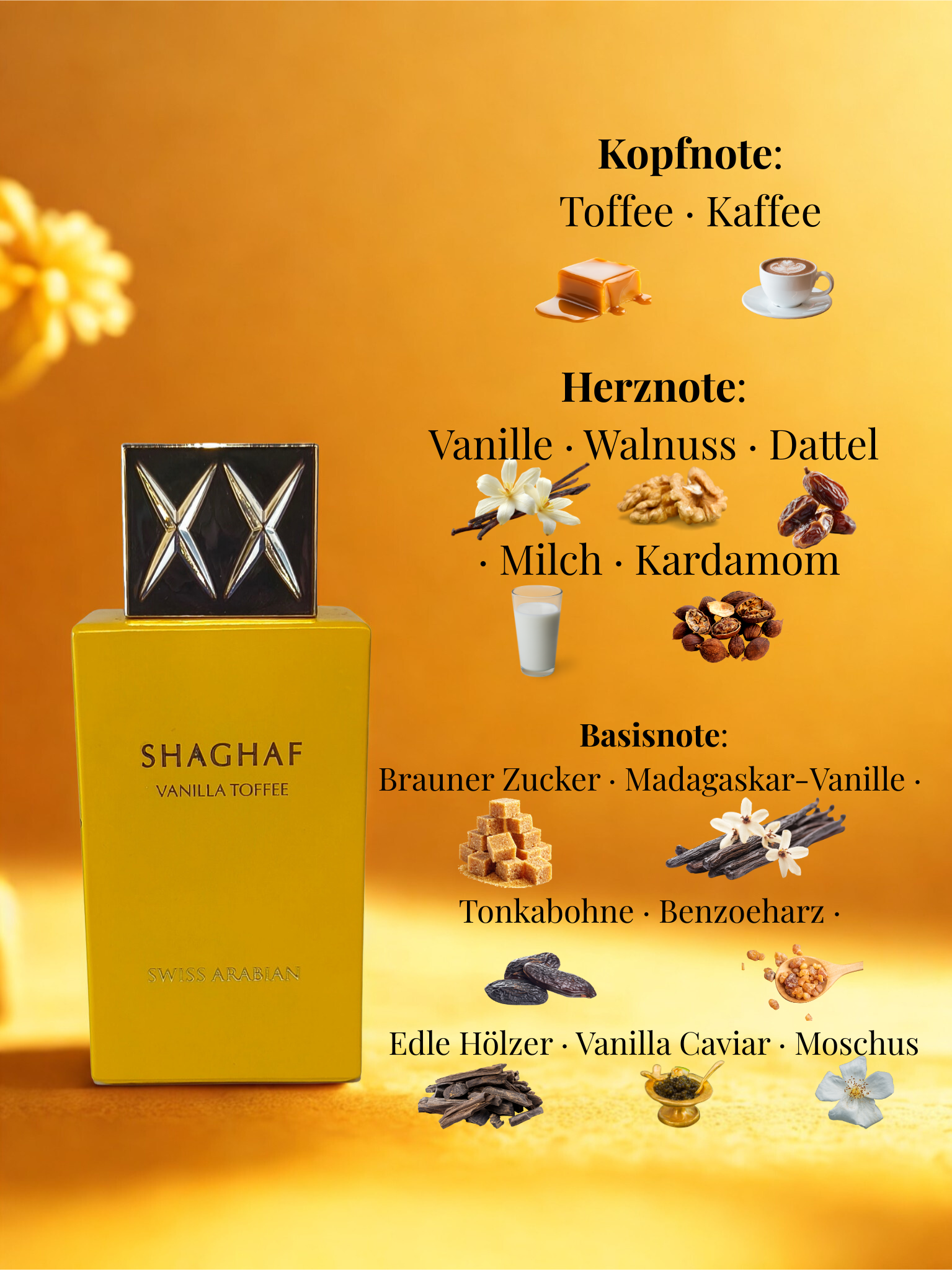 Swiss Arabian – Shaghaf Vanilla Toffee Eau de Parfum 100ml
