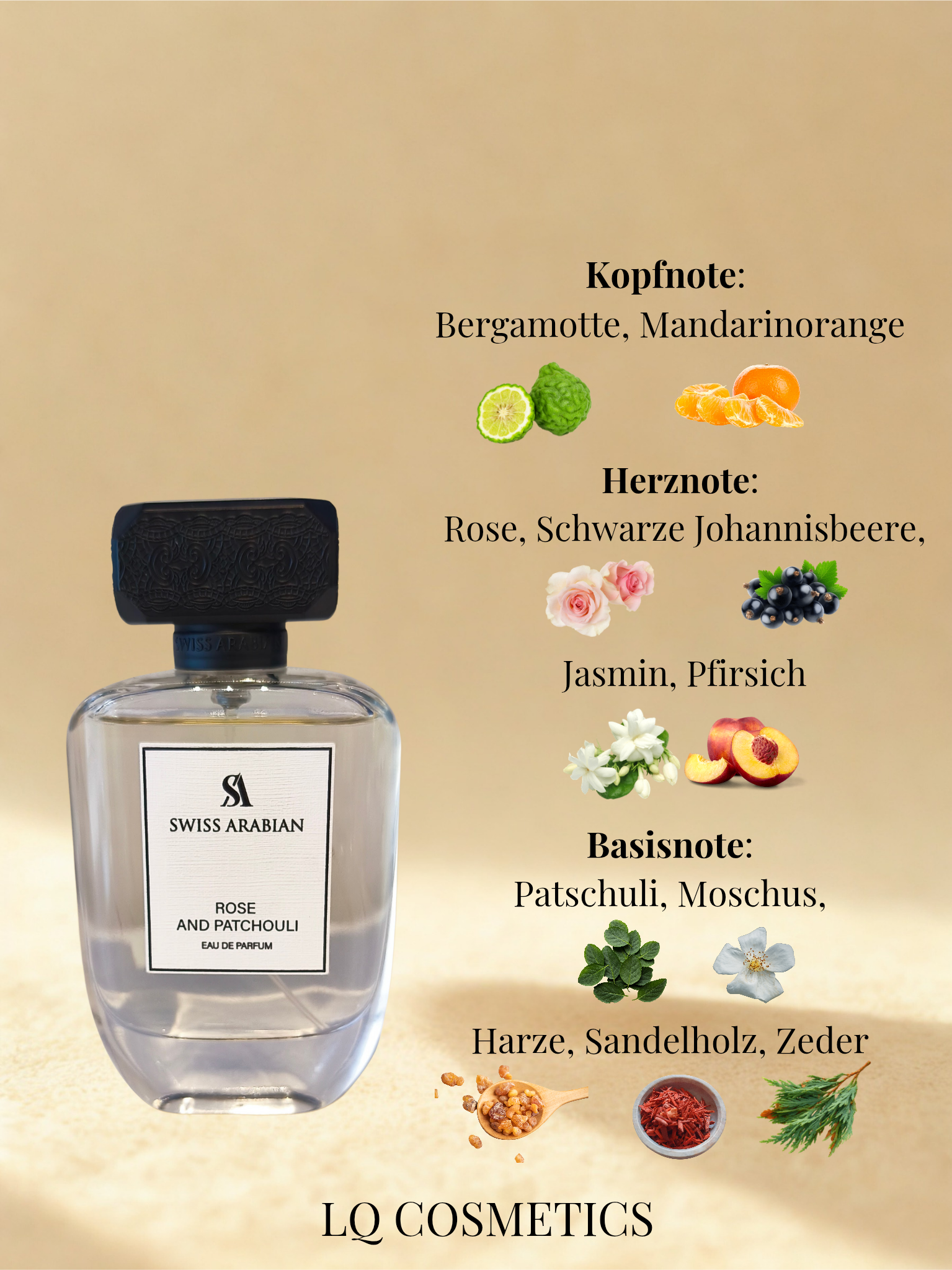 Rose and Patchouli Swiss Arabian