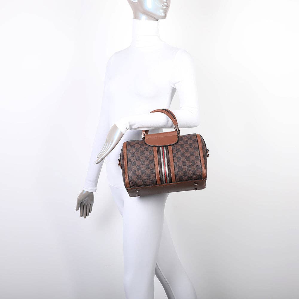Gallantry Prestige Bowling Bag mit Schachbrettmuster