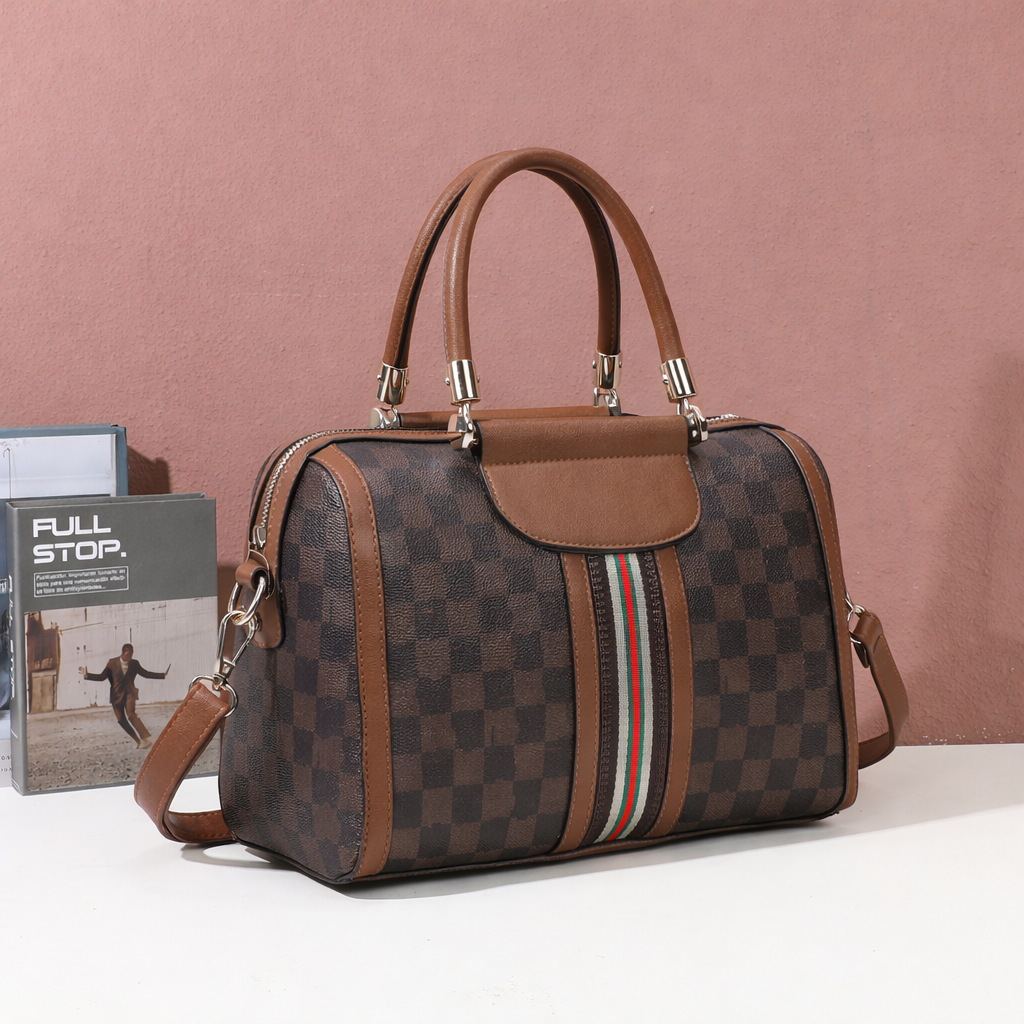 Gallantry Prestige Bowling Bag mit Schachbrettmuster