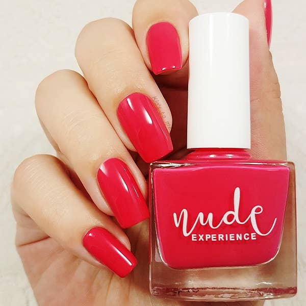 Nude Experience Bio-Nagellack – Hawa | Rote Rose | Vegan