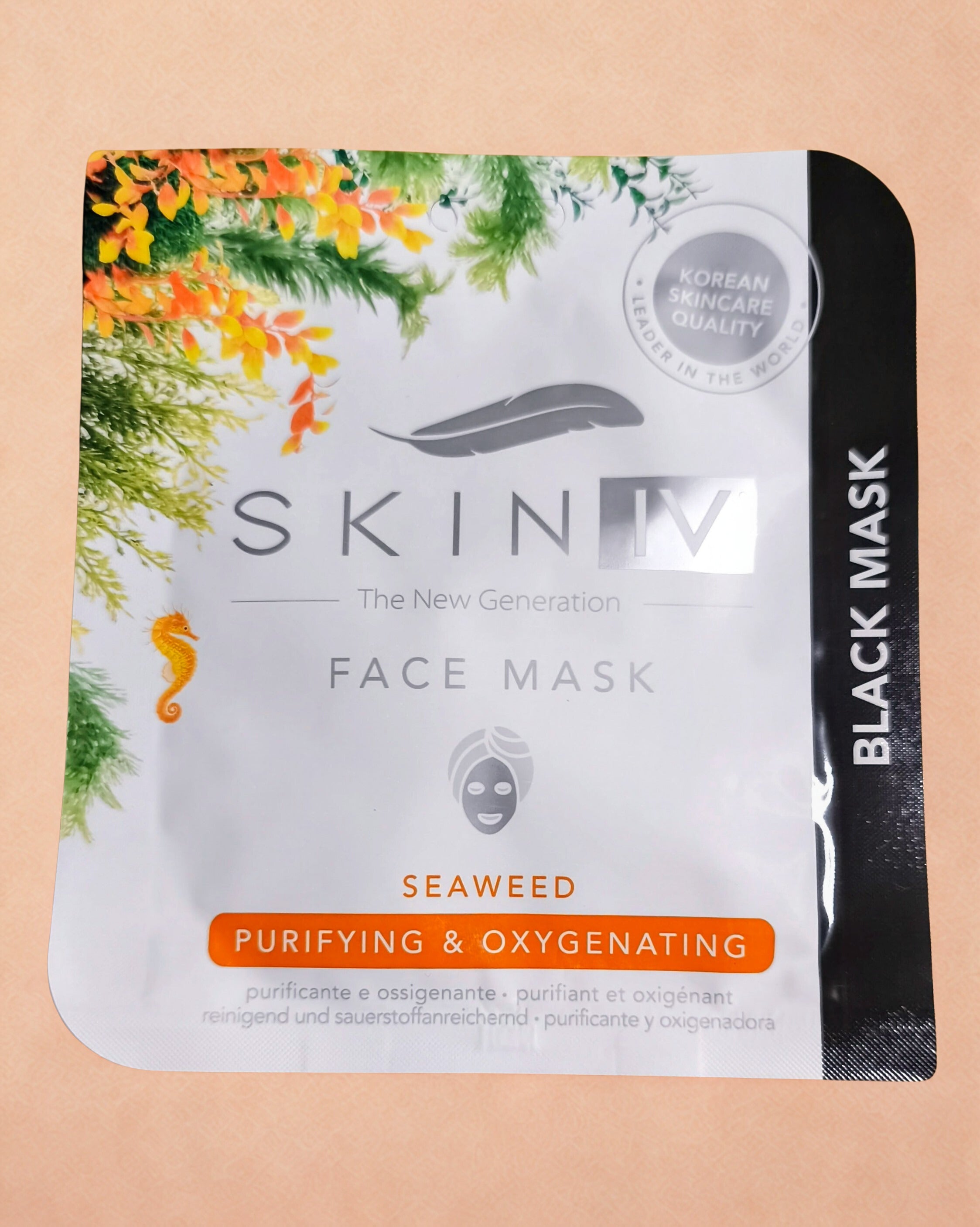 SCHWARZE MASKE – REINIGEND & OXYGENIEREND