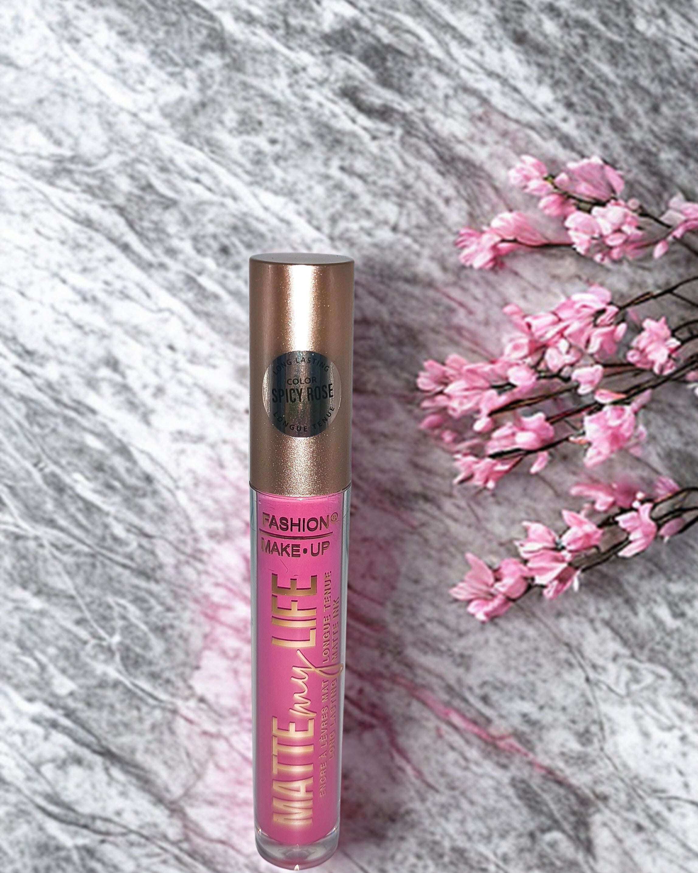 💄 LIPGLOSS „MATTE MY LIFE“ N°07 – SPICY ROSE