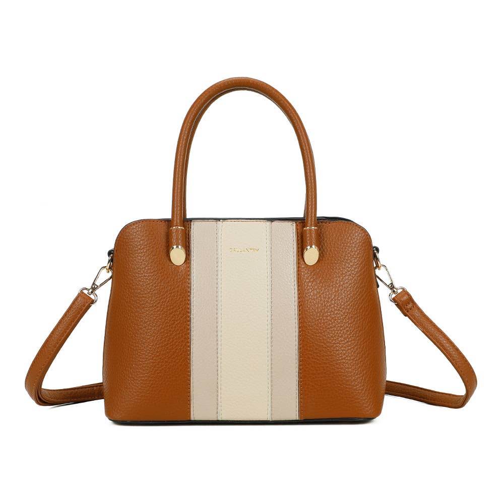 Gallantry Linea Handtasche mit Kontraststreifen & Schulterriemen